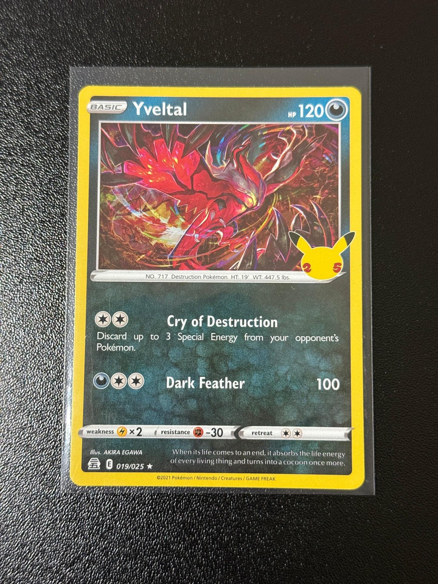 Yveltal Holo - Celebrations #19