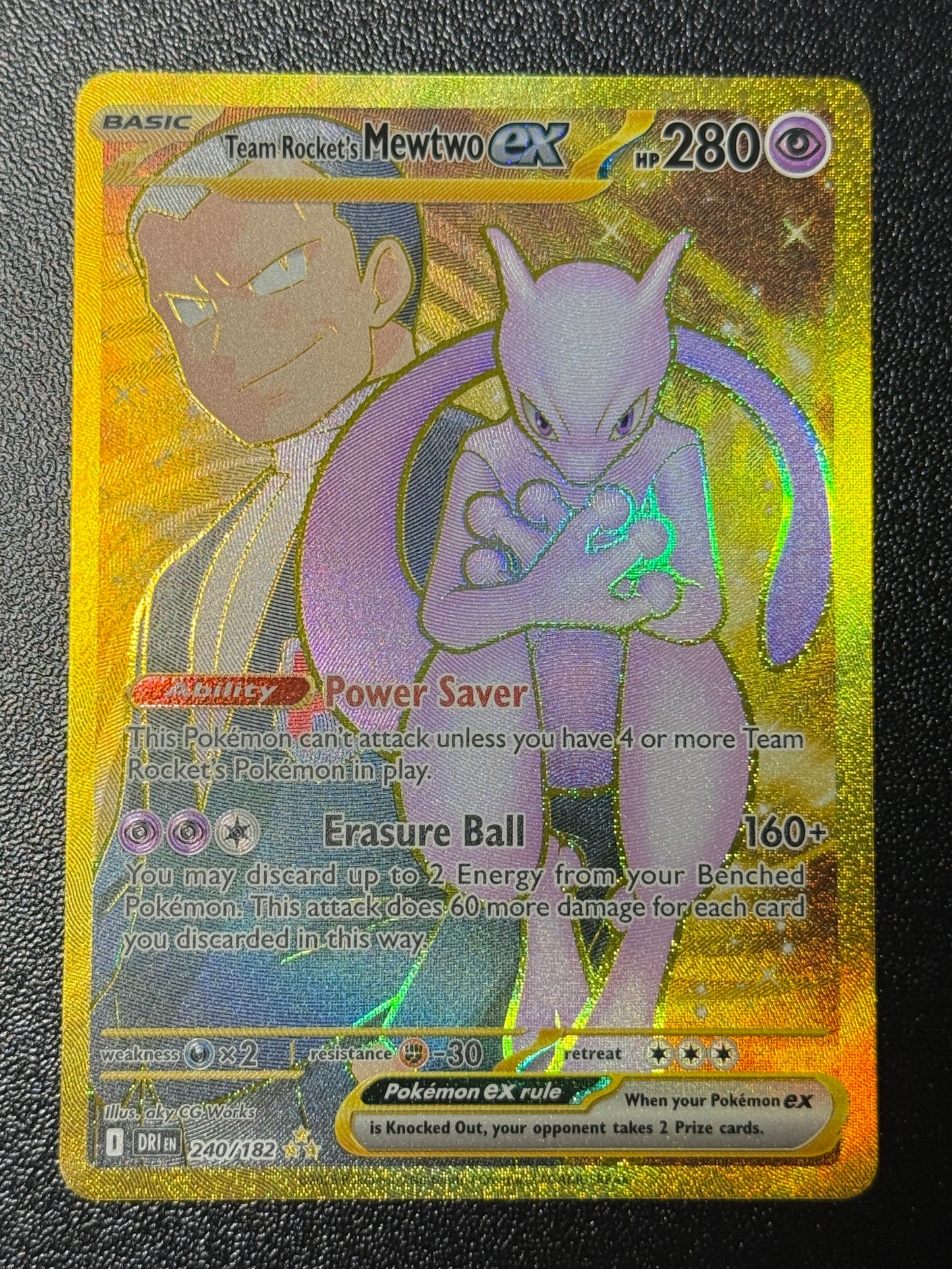 Team Rocket's Mewtwo HR - Destined Rivals #240