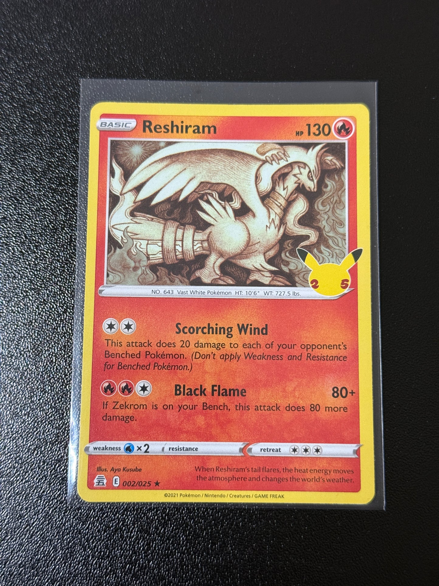 Reshiram Holo - Celebrations #2