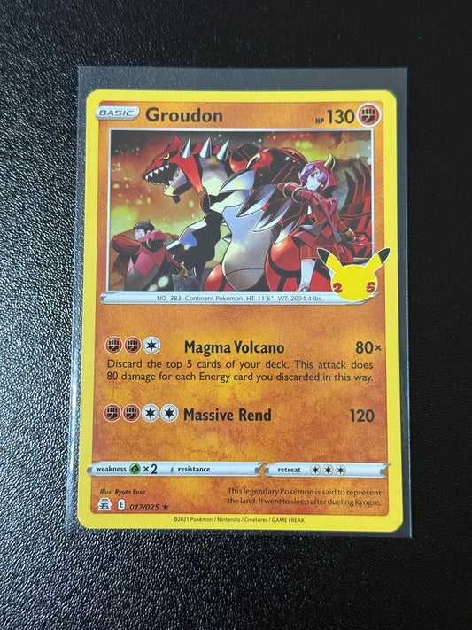 Groudon Holo - Celebrations #17