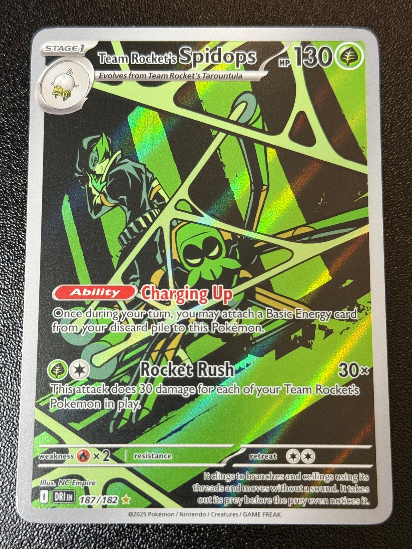 Team Rocket's Spidos - Destined Rivals #187